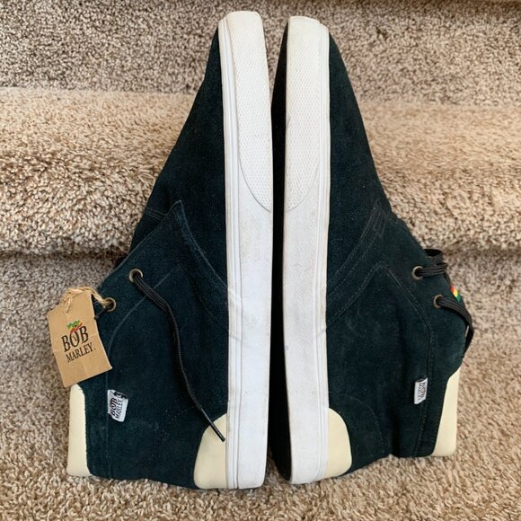 Bob Marley Legend Navy Moc Toe Leather Chukka Boots. - Picture 10 of 14